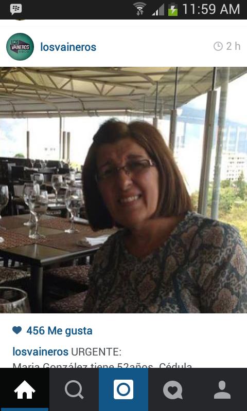 nohevilla's tweet photo. Maria González DESAPARECIÓ 3pm ayer Palo Verde Caracas.Si la han visto por favor llamar al
0412-9967679. 212-2514055 http://t.co/1FnA3qkvq4