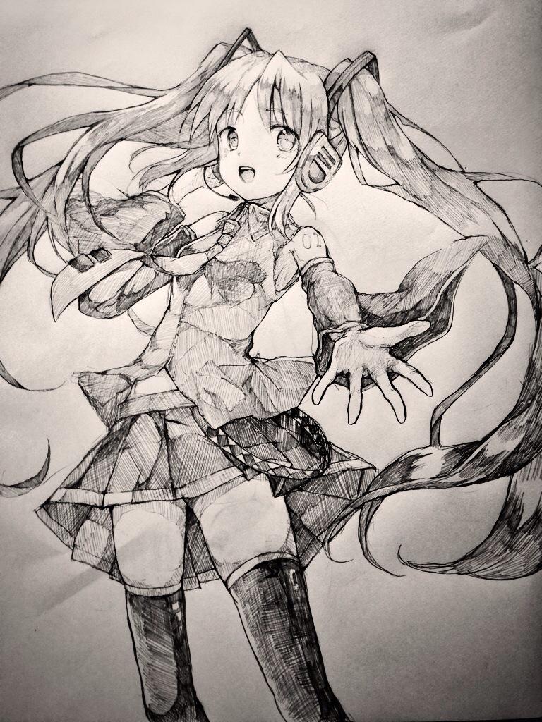 アナログも楽しい #シャーペン絵を流してシャーペン民を増やそう 