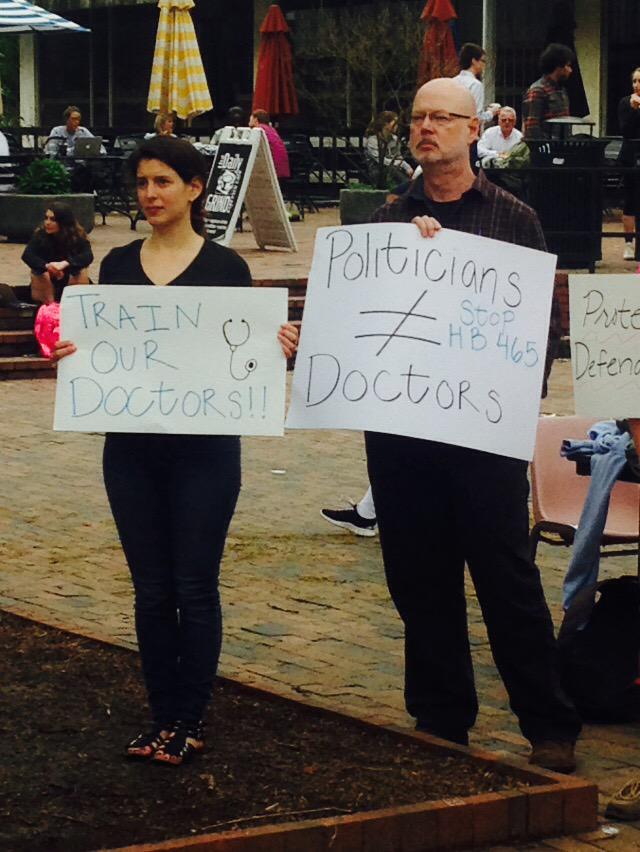 ProChoice_NC's tweet photo. Activists fighting back on #HB465 - #TrustWomen #healthcare http://t.co/W1H18ak4UV