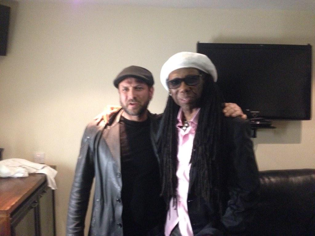 BeatStreetInt's tweet image. Jase with Nile Rodgers in Leeds last week. Book wedding entertainment and hear floor filling smash hits #eventprofs