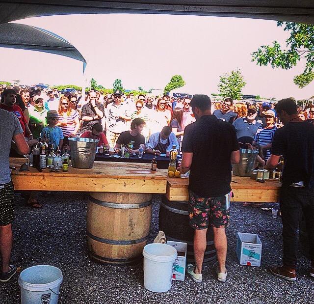 dillonsdistills's tweet photo. #tbt to last year's Oyster Fest cocktail comp. Join us this year on June 14th - get tix http://t.co/VeK6o5y6Y8 http://t.co/SsHqIq9UxV