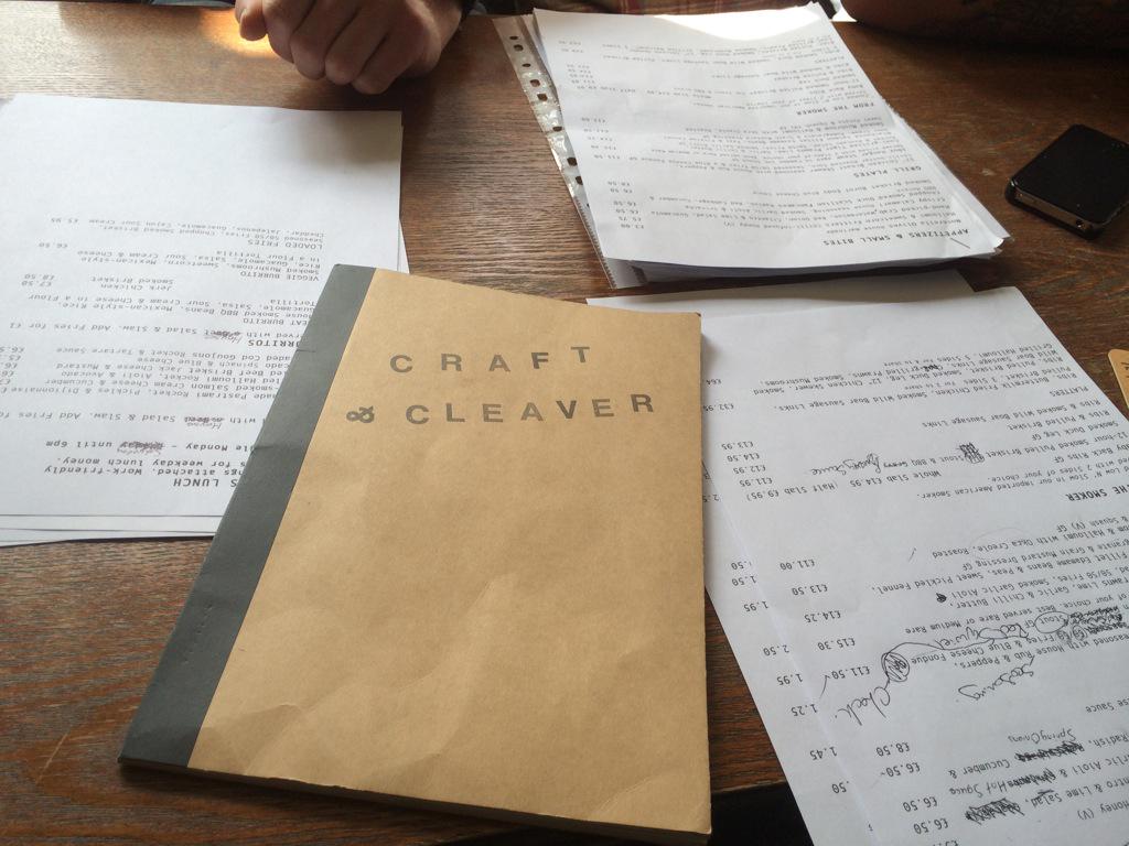 CraftCleaver's tweet image. Working hard on our menus!!! #PulledBrisket #LoadedFries #WaffleChickenBurger #OMGfoodgasm