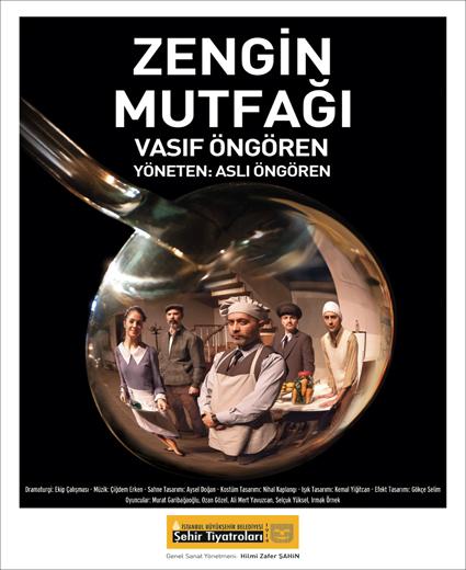 Kırk yıl öncesinin eskimeyen oyunu, epik tiyatronun en önemli örneklerinden "Zengin Mutfağı"na sizleri de bekleriz.