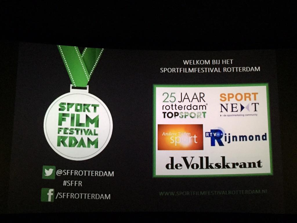 Alsdat het #Sportfilmfestival Rdam van akiet gaat in Cinerama; ook weer met #RTVRijnmond