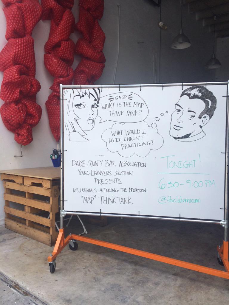 thelabmiami's tweet image. #Tonight don't miss #MAPThinkTank at #TheLABMiami! #innovative #platform #attorneys #collaboration