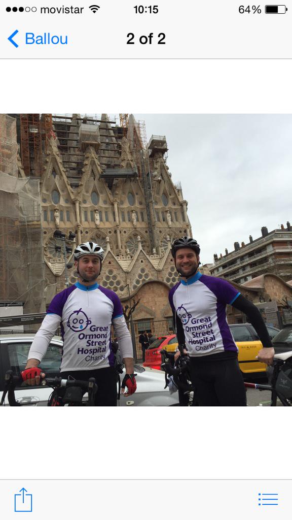 jamesowen2003's tweet photo. @JohnBishop100 pls retweet http://t.co/uKtACM8Nfk
Cycled from Paris to Ibiza 4 Great Ormond st hospital http://t.co/rqZ6WZ07Fl