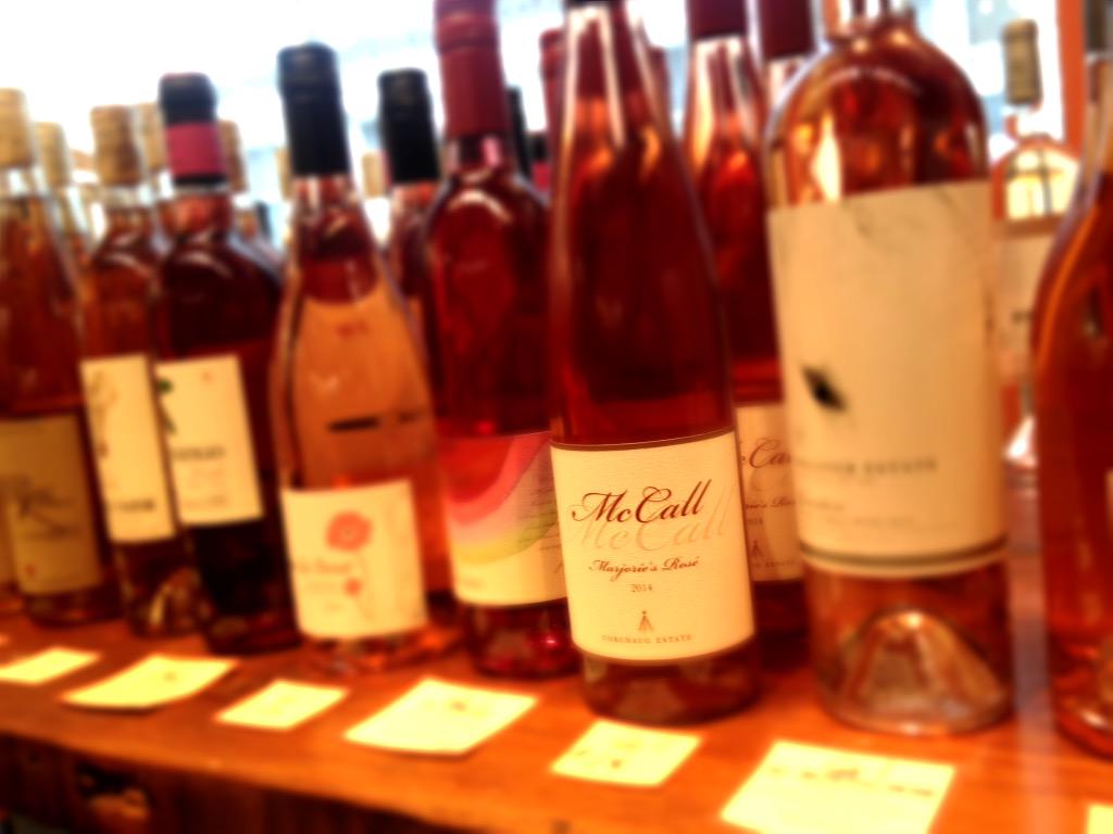 McCallWines's tweet image. Our Marjorie&apos;s Rose featured in the pink lineup at @backlabelwines #2014rosé #drinkpink #springselection