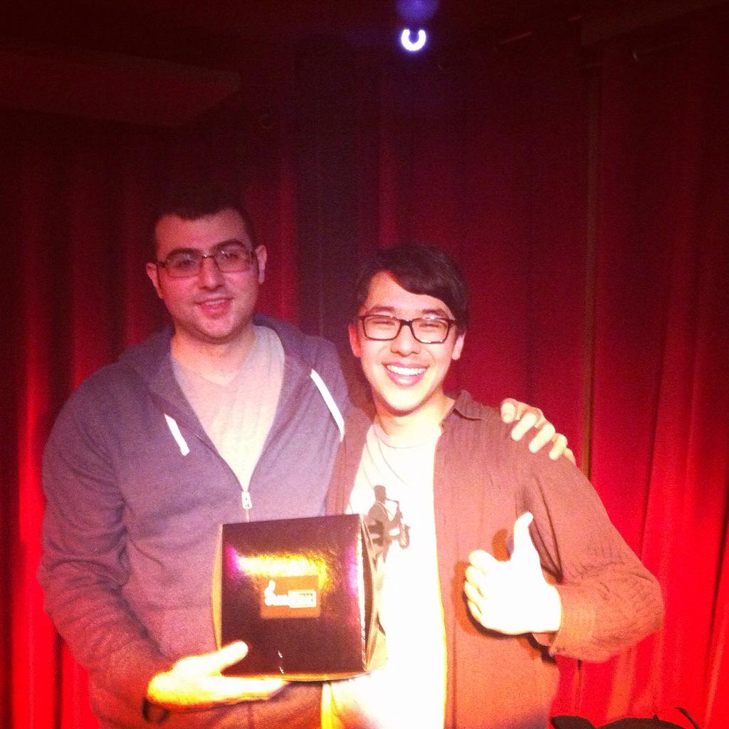 JamBoxCanada's tweet image. Nick from @SmallTownGetUp with a JamBox #ska #poppunk #punk #subscriptionbox #musician #guitar #music