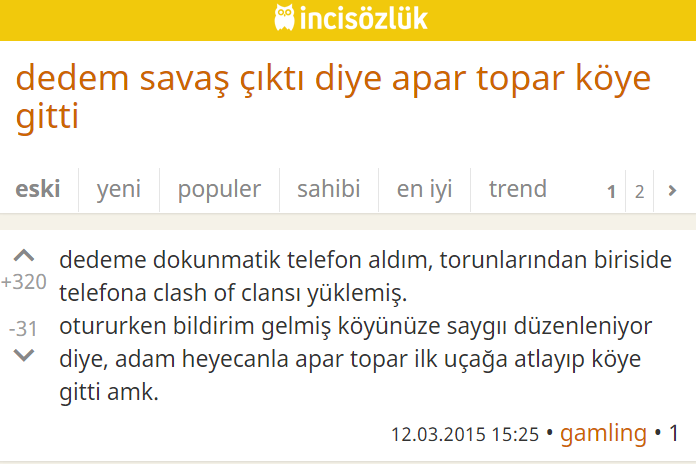 Serkanbiliceli1's tweet photo. Hahaha http://t.co/UdOWS4jyMl