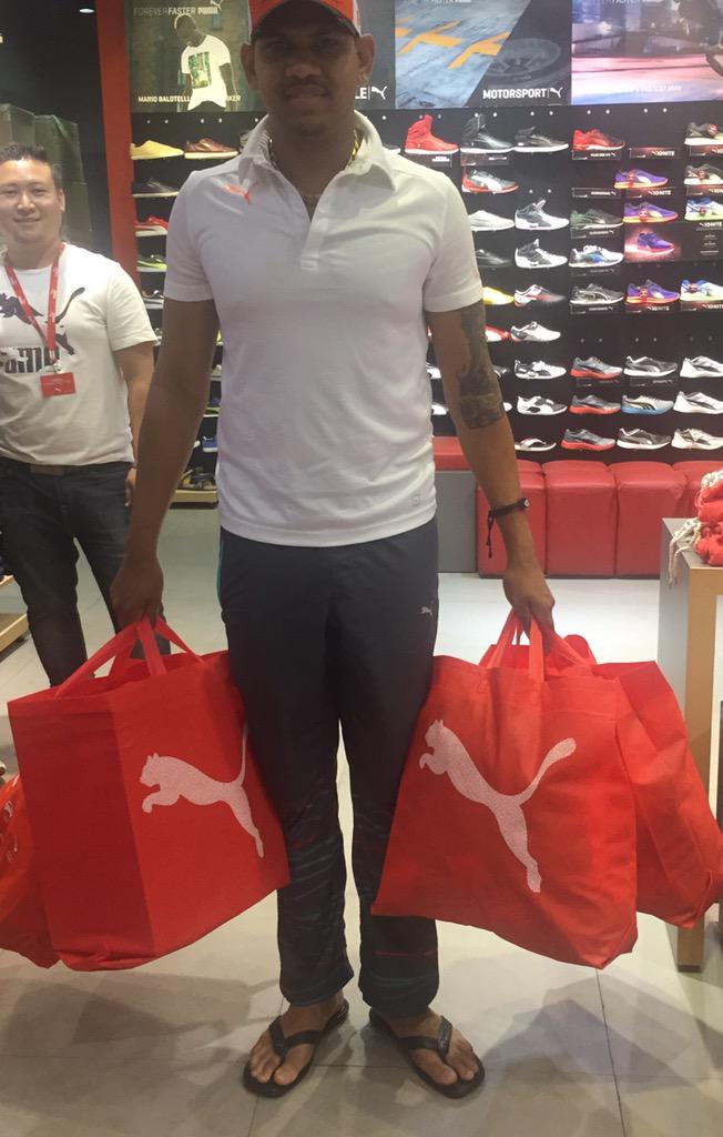 Thanks to Puma.... lovely shopping