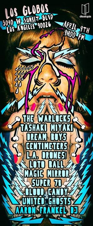 Set time 9:45 at Los Globos tonight!