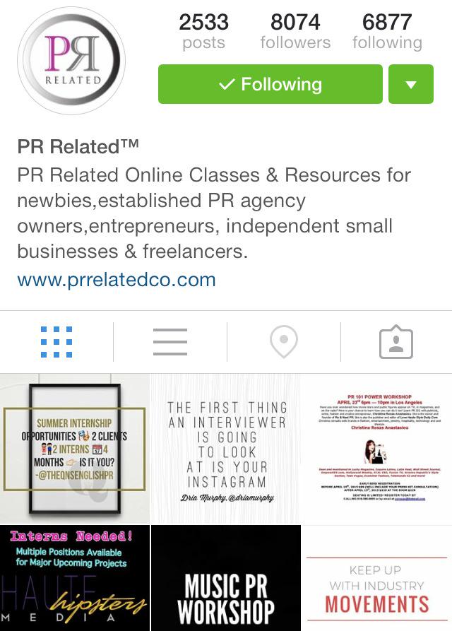 Thanks @PRRelated for the shout outs! You are amazing!