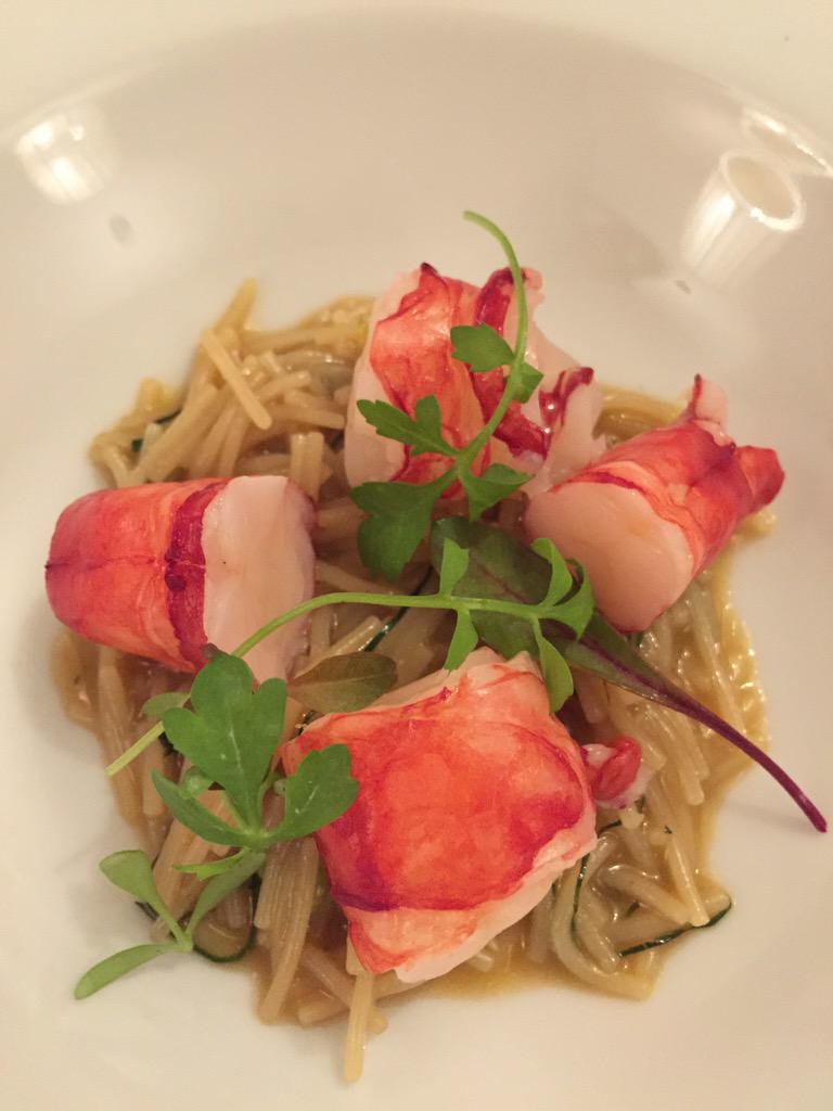 JamieSergeant's tweet photo. Carabineros prawns in juice #course6 http://t.co/IoiGuFTL21