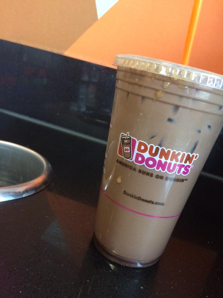 ROCKFORROCCIO's tweet image. Cheered myself up on this rainy day with a ROCKy Road Iced Coffee! ☺️