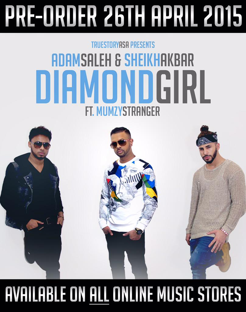 omgAdamSaleh's tweet photo. Official cover of 'Diamond Girl'
Pre-order April 26th 🔥🔥🔥🔥🔥 :) http://t.co/JsNnAVXAL6