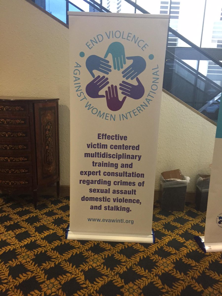 NinaSalarno's tweet photo. .@NinaSAshford &amp; @CrimeVictimsCa gave a well-received presentation today @ the 2015 @EVAWintl conference. #EVAWI2015 http://t.co/nkTIF6x8v4