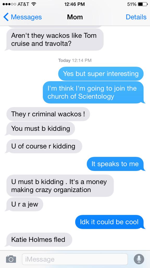 BerneyThoughts's tweet photo. #TextsFromBeth #GoingClear http://t.co/THV8b2UyJM