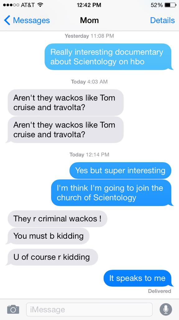 BerneyThoughts's tweet photo. #TextsFromBeth #GoingClear http://t.co/THV8b2UyJM