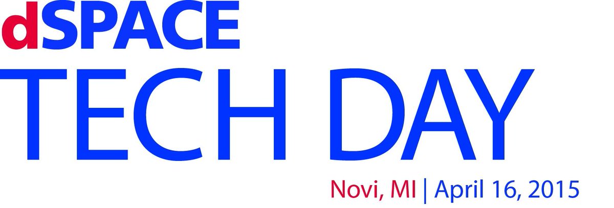 dSPACE_inc's tweet photo. Gearing up for our dSPACE 2015 Tech Day next week! http://t.co/5pPax67Boz