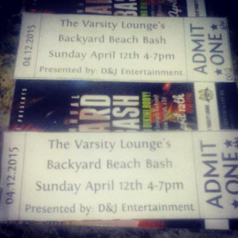 bigwillstyle518's tweet photo. I Got two free tickets from @DJEntertain518 to give to my girls tonight at the @Varsity_Lounge #backyardbeachbash http://t.co/ZXBRydc2S6