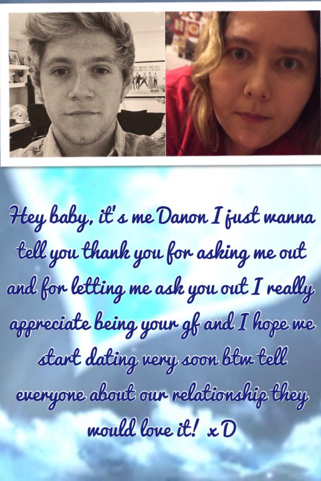 daniacmod's tweet photo. Hey baby, it's me Danon I just wanna tell you thank you for asking me out and for l http://t.co/bTpXVm7IRe http://t.co/fNTes7lnxO