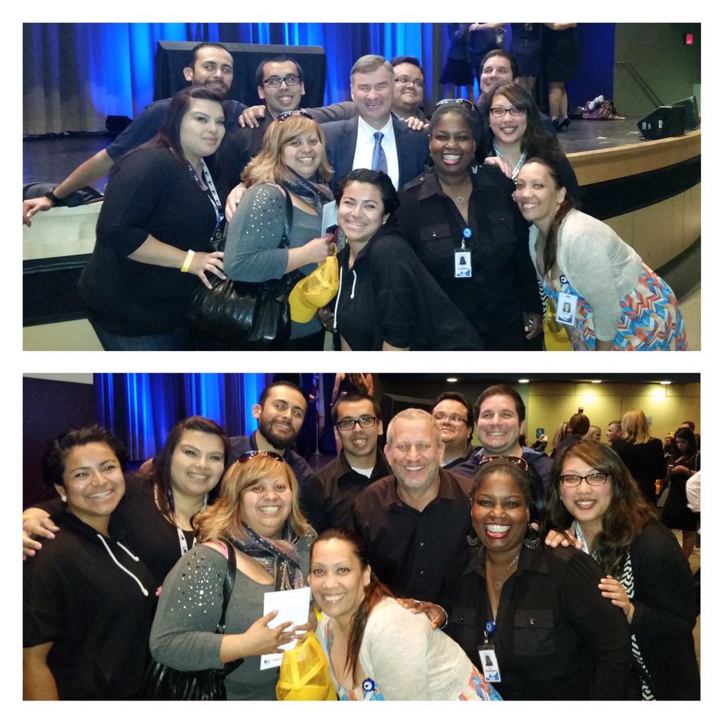 letasha's tweet image. Good times with some great people including CEO of DIRECTV, Mike White and @HumanCalculator. #MATHx 2015