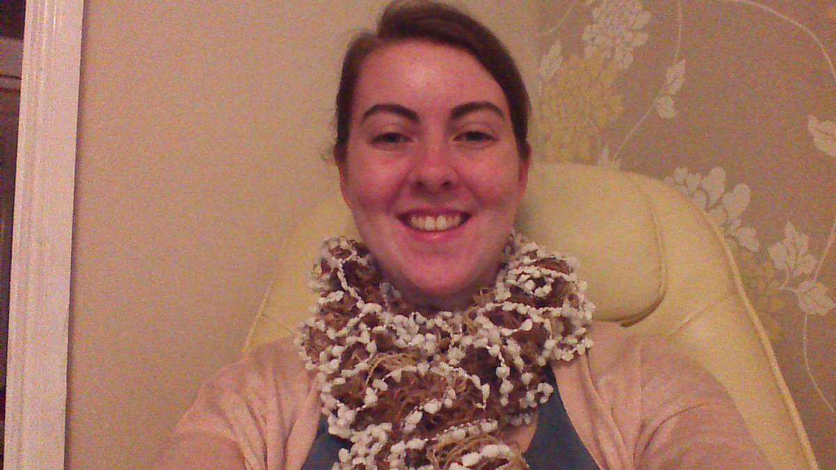 SimplyBeaH's tweet image. Knitted a scarf today #eveningproject #crafters #knittinghour