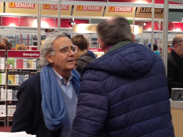 #laphotodujour <a href="/bernardpivot1/">bernard pivot</a> au <a href="/SalonLivreQc/">SalonLivreQC</a> c'est la classe quand même