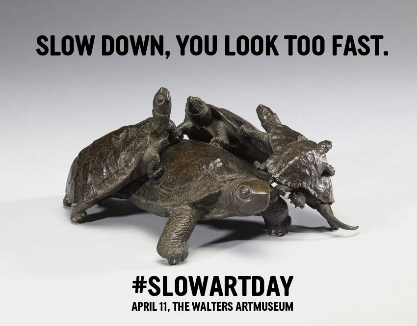 walters_museum's tweet photo. #SlowArtDay is Saturday! Slow down with @mountainlex @dhaggag @Alex_Ebstein @Labbodies. Info: http://t.co/bVWeODyiS9 http://t.co/rZILR0SBWn