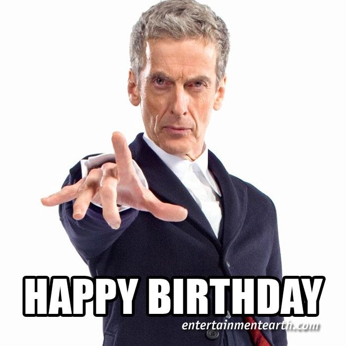 Happy 57th Birthday to Peter Capaldi of Doctor Who ! Shop Collectibles:  