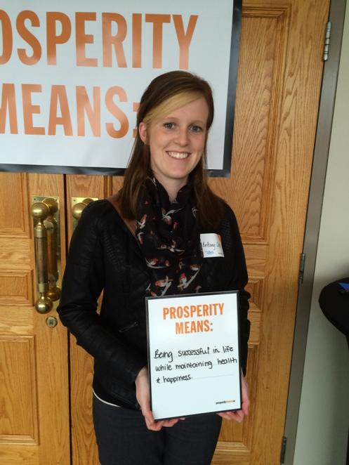 VanLoonT's tweet photo. Prosperity to Brittany! @ProsperityMeans #prosperhere http://t.co/IuHVjP3LqD