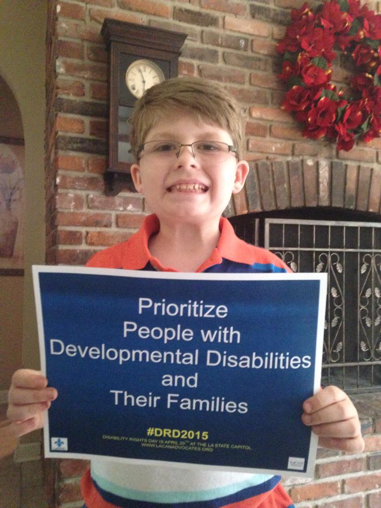 AshleyMcReynold's tweet photo. My name is Cooper! I waited 5 yrs for a home&community based waiver! .@DanClaitor #DRD2015 #EndTheWait .@RepPatSmith http://t.co/dTuRy7NLRd