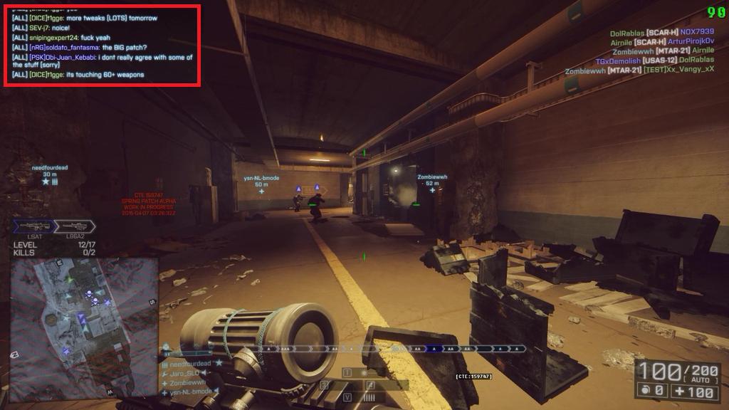 BFBulletin's tweet image. [Update] A new CTE patch will be launched tomorrow. Its touching 60+ weapons! #SpringPatch #BF4

Thanks @Jaro_SLO