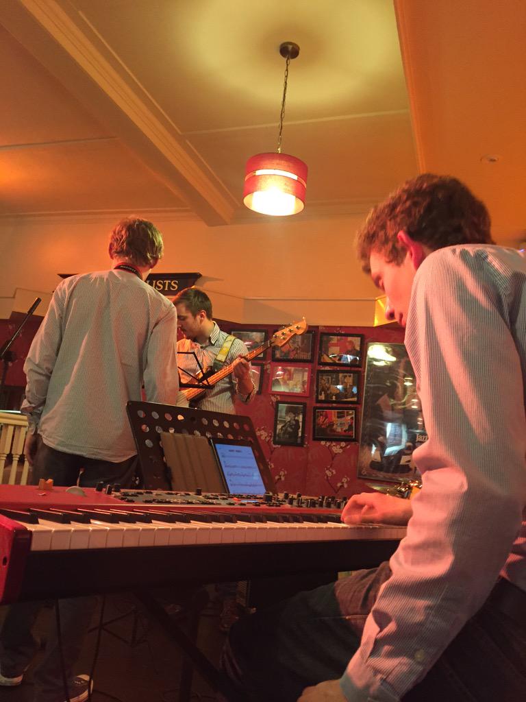 Alimla's tweet photo. The Matt Evans Quartet @sd_bells #Belfast great music http://t.co/lZ9fdKnRpg