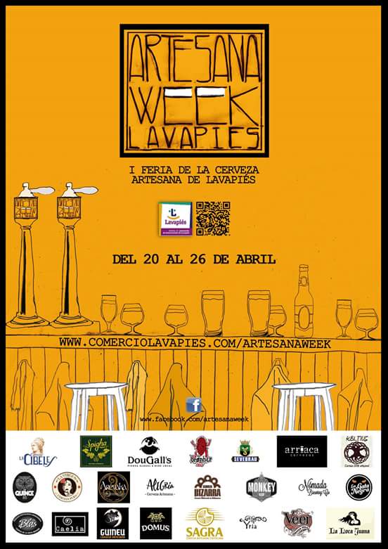 CervezaTitoBlas's tweet photo. La semana del 20-26 #Madrid #Lavapies #ArtesanaWeek #Misade8 . Nos vemos! Salud!! http://t.co/5ZNgqSh0K2