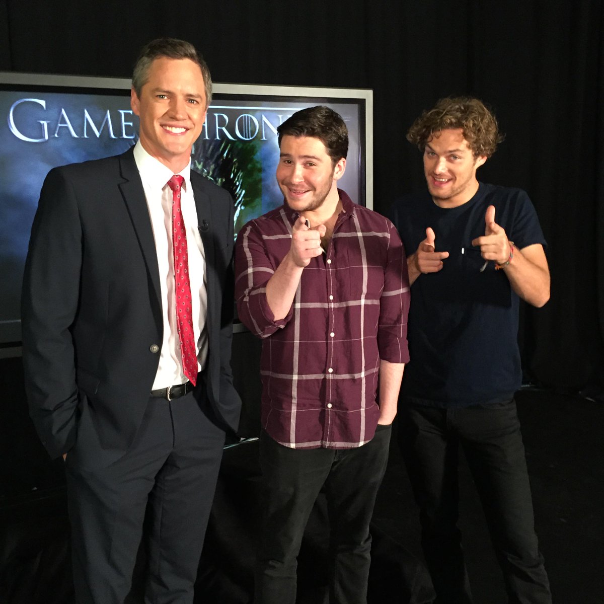 9NewsPerth's tweet photo. #PodrickPayne & #SerLorasTyrell are in the house! WATCH #TodayPerthNews from 7AM w/ @tmcmillan9 #GameOfThrones #GoT http://t.co/1Nynw6TaaL