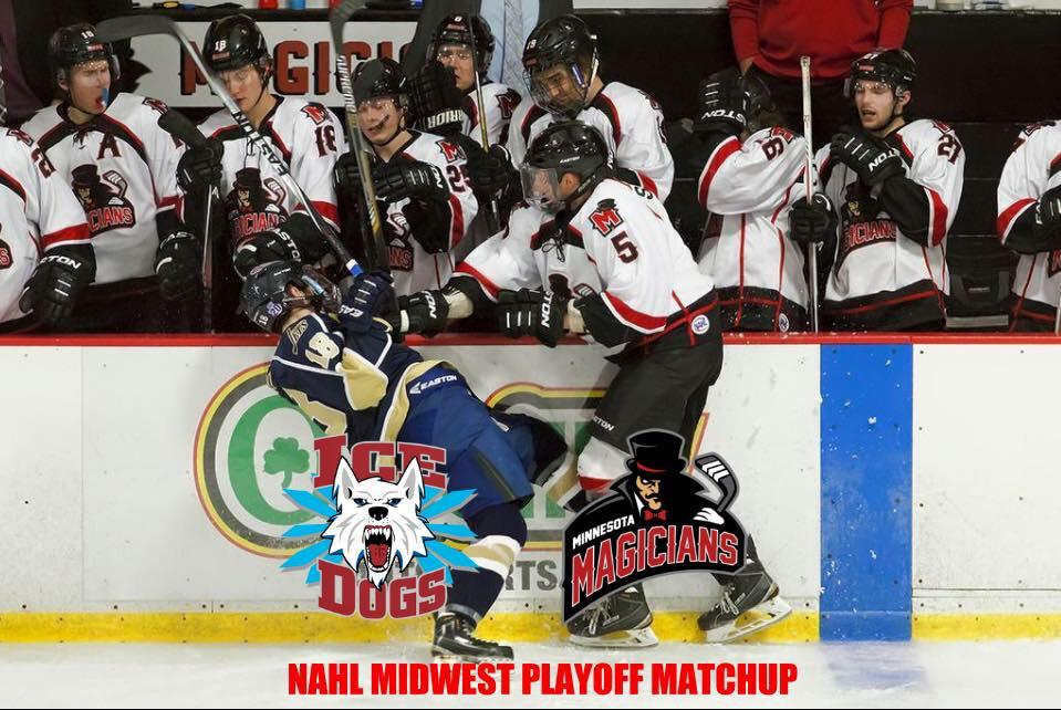 WiscWindigo's tweet image. At this time tomorrow the puck drops in Fairbanks! Follow the live action @MNMagiciansLIVE #MNMAGICIANS #PLAYOFFMAGIC