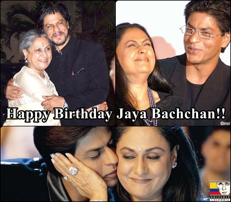 Colombian SRKians we wish a beautiful birthday to the great actress Jaya Bachchan!

Happy Birthday Jaya Bachchan! 