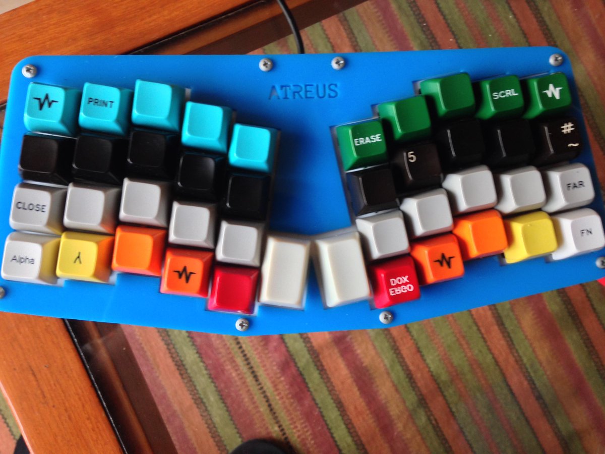 RubyIndiaOrg's tweet image. Here&apos;s  the keyboard @tenderlove speaks about.
