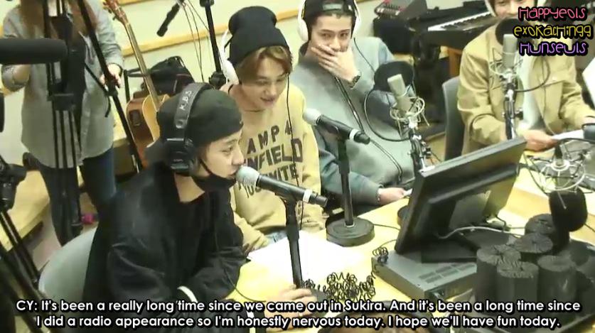 SMent_EXO's tweet photo. [ENGSUB] [FULL] 150407 EXO at Sukira Kiss The Radio
https://t.co/JEU4ZqbDwu 

cr. happyeols, exokachingg, &amp; hunseuls http://t.co/V7nE7nsuVS