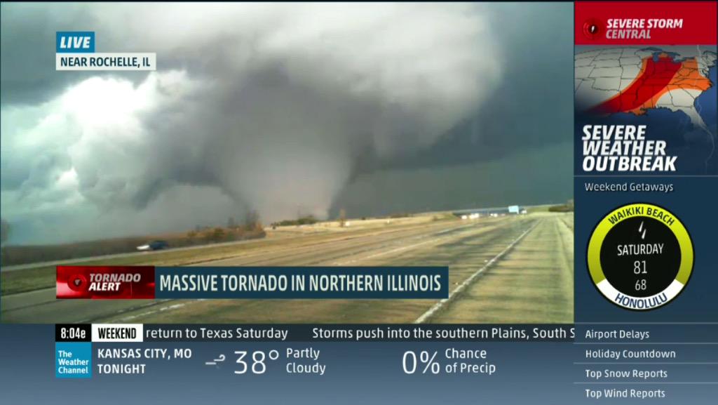 Tornado Touchdown near Marengo. r/chicago