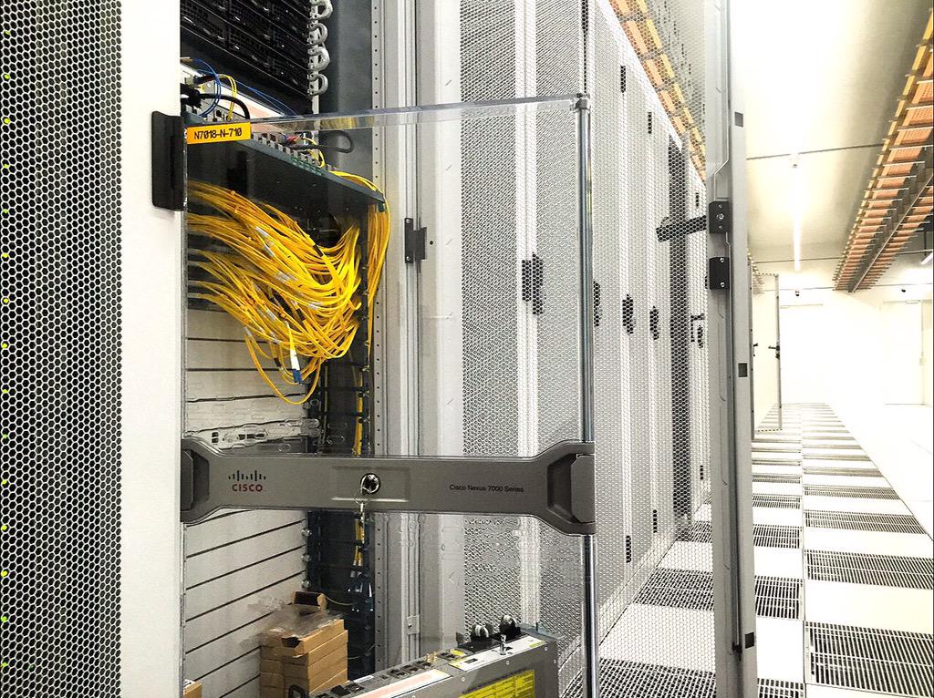 Upgrading network equipment in <a href="/telegram/">Telegram Messenger</a>'s European server cluster.