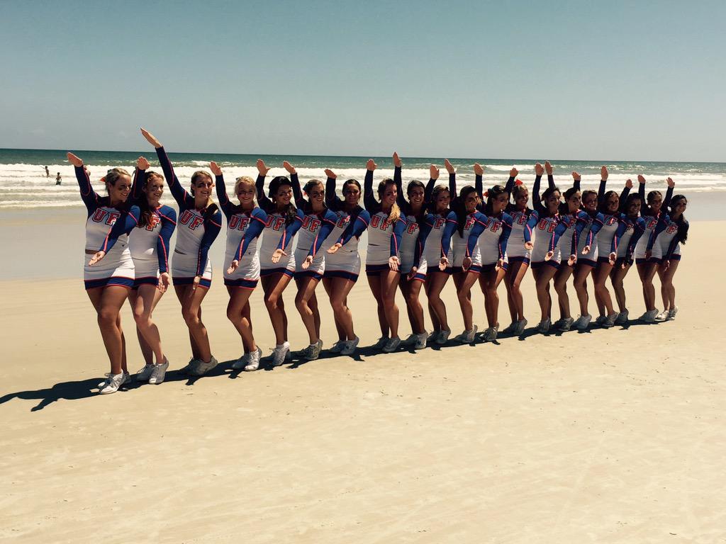 sistahunna's tweet photo. so proud of this team and can't wait to take on finals tomorrow ๐๐๐ #hungrygators #chompchomp http://t.co/aIzo1CqZ6H