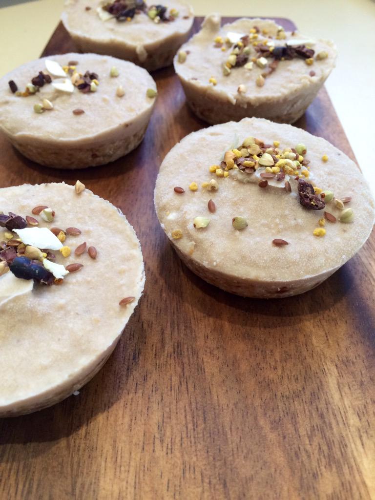 Delish Raw banana cashew &amp; coconut treats! #refinedsugarfree #iqs #coconut #dates #banana #health #cashew #raw