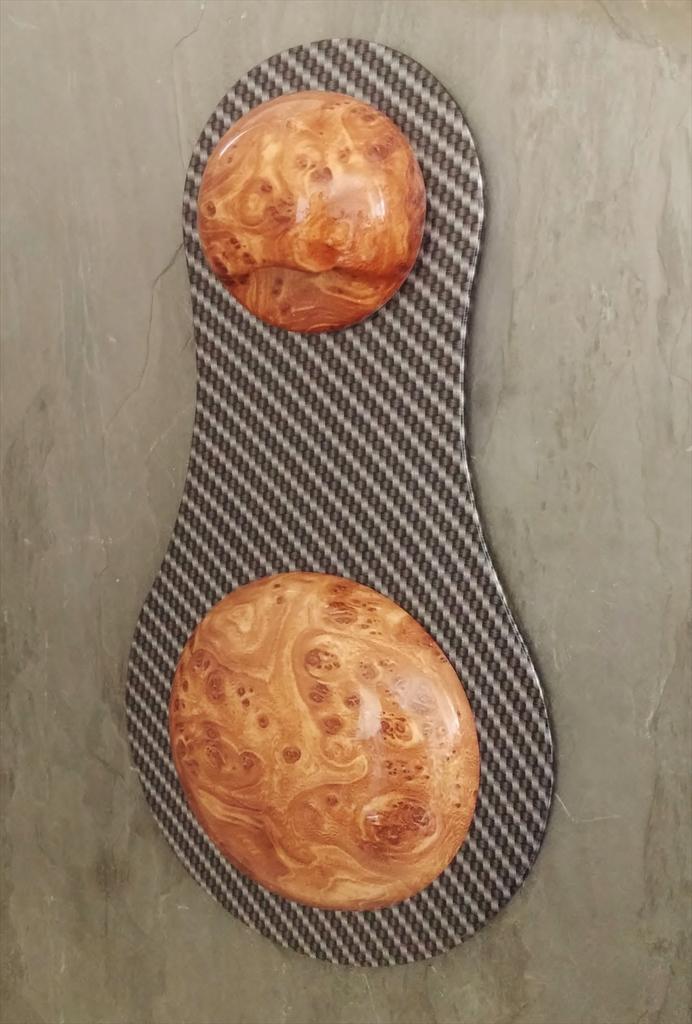 New products available.
Introducing my new wall bottle opener with magnetic cap catcher. Burlwood and carbon fiber.