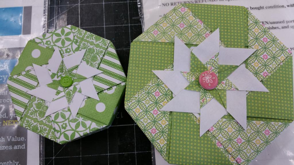 Come make these great star boxes with Barb the cost is $15.00 
Call for times