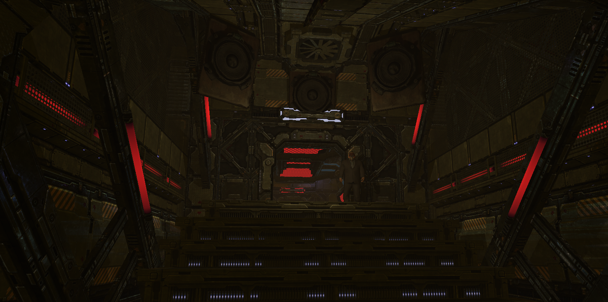 Club entrance, Martian red-light district. #TECHNOLUST 
Raw screenshot from the Unity editor.