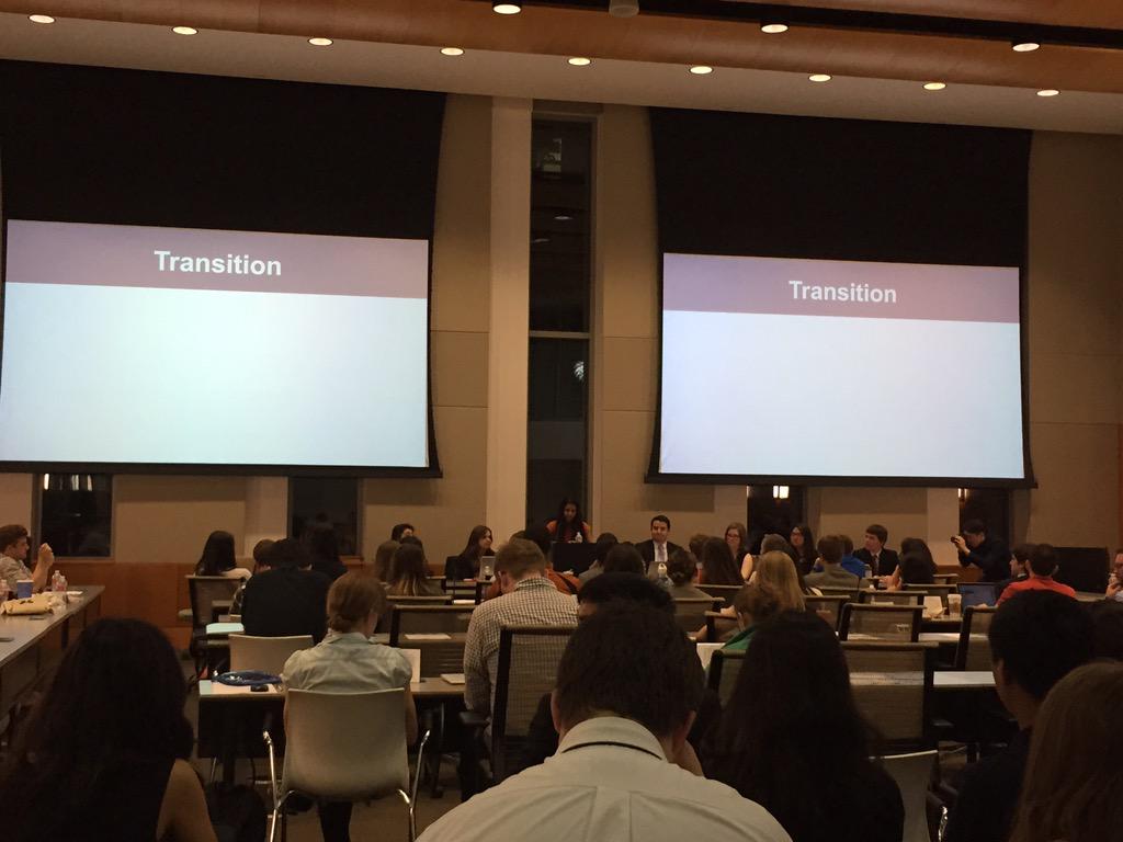 Special shout-out &amp; thank you to <a href="/GeetikaJerath/">Geetika Jerath</a> &amp; <a href="/yanelirubio/">Yaneli</a>, two outstanding leaders of <a href="/utscc/">UT Senate</a>! You will be missed