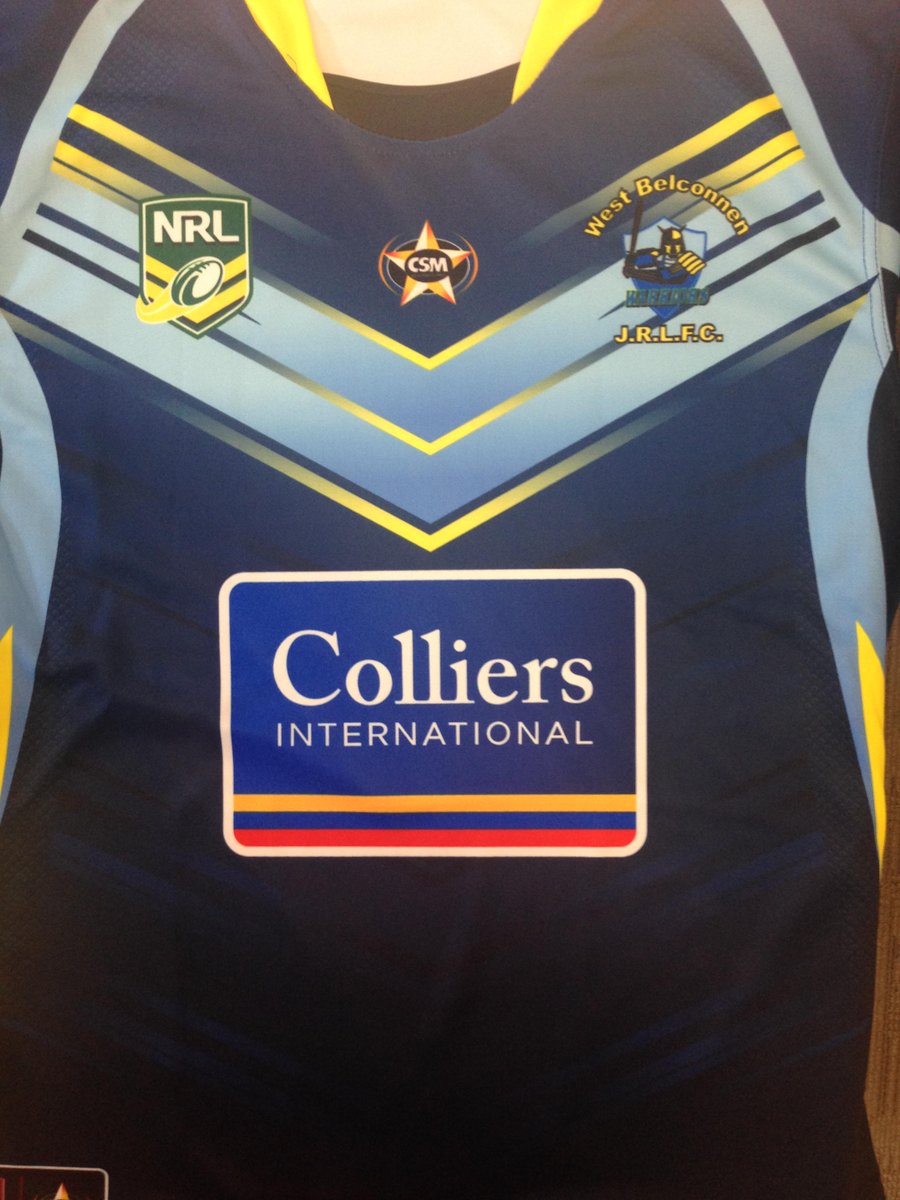 AndreaKopatsy's tweet photo. Good lookin' jersey just made its way to my desk! @wbjrlfc @ColliersIntAust http://t.co/ndC39Kdzdb