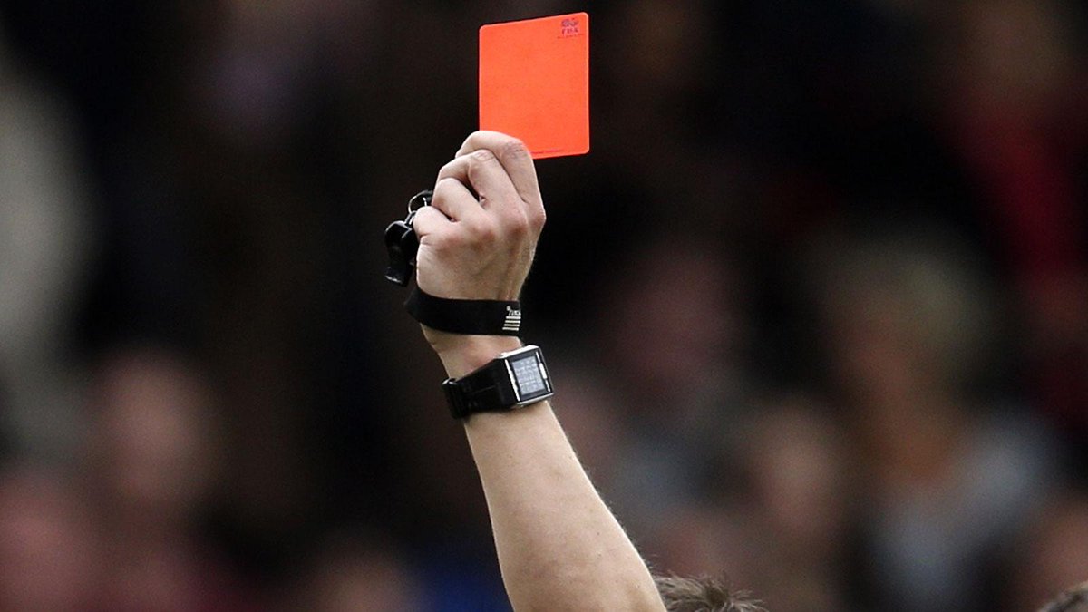 FOXSoccer's tweet photo. ICYMI, an Argentinian referee was suspended for rescinding a red card based on TV replay. http://t.co/8INNQDZFwG http://t.co/0bEXLECD1f